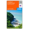 MAP,O/S Clovelly & Hartland Explorer 2.5in